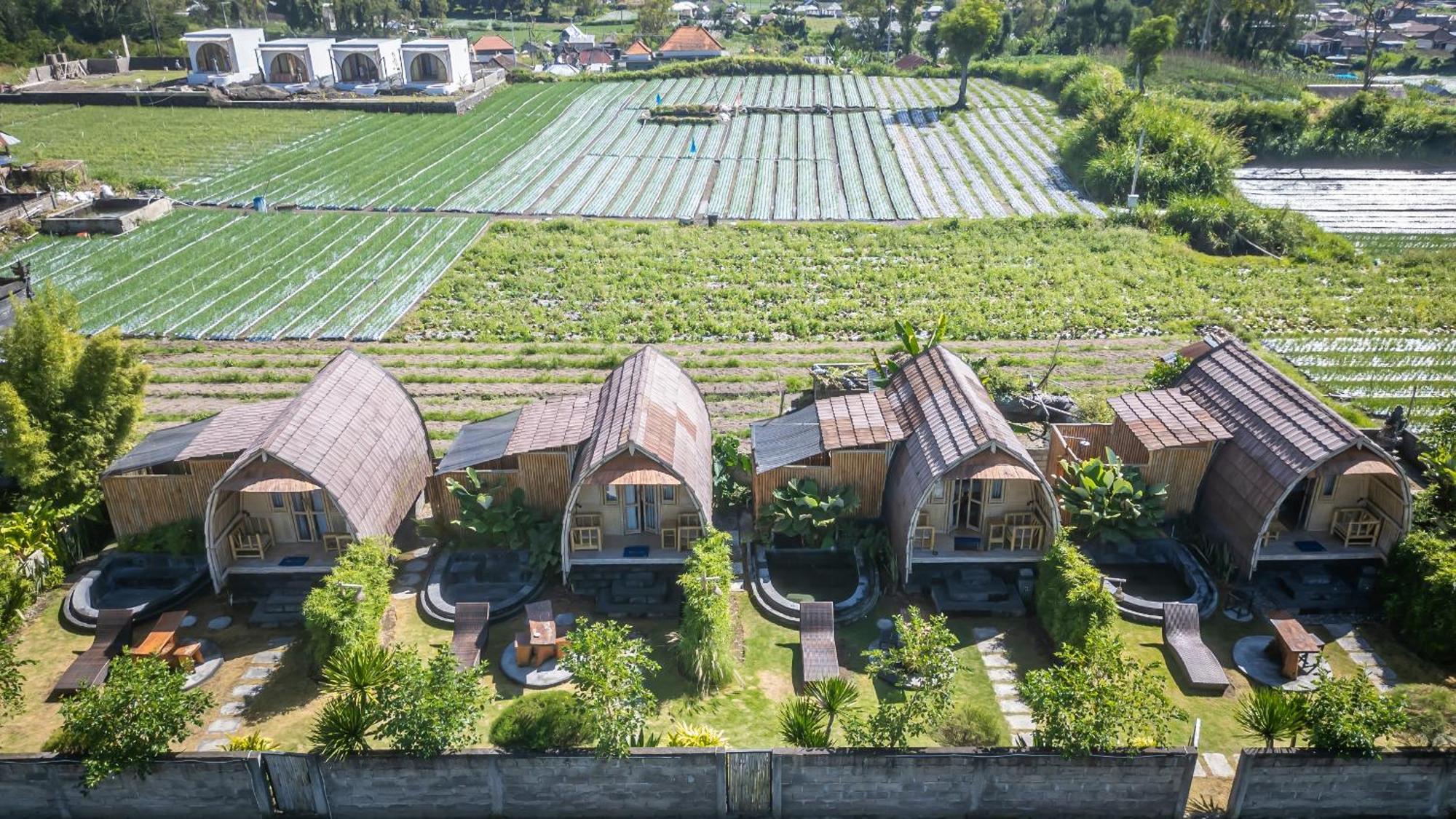 Tegal Bamboo Cottages & Private Hot Spring Baturaja  Exterior foto